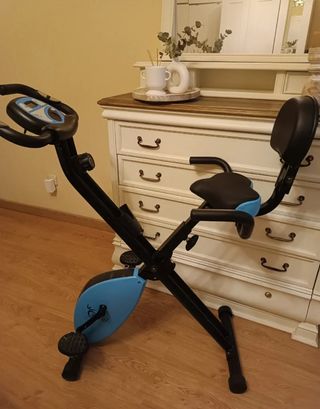 Bicicleta estática plegable