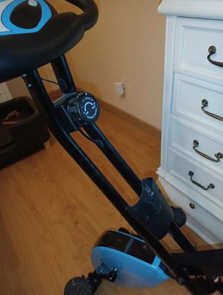 Bicicleta estática plegable