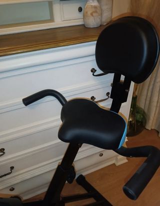 Bicicleta estática plegable