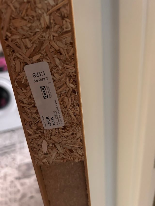 3 Estantes de pared, blanco 110x26 cm Lack ikea