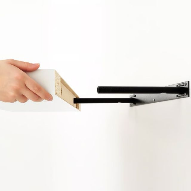 3 Estantes de pared, blanco 110x26 cm Lack ikea