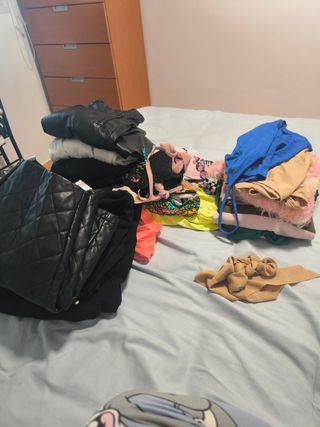 Lote ropa mujer - Negro, Azul
