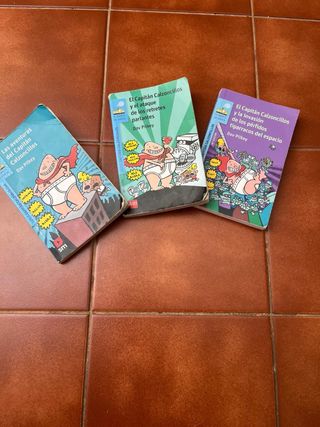 Libros 1-2-3 del Capitan Calzoncillos