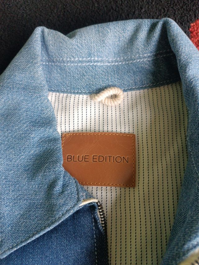 Chaqueta vaquera Mango azul*