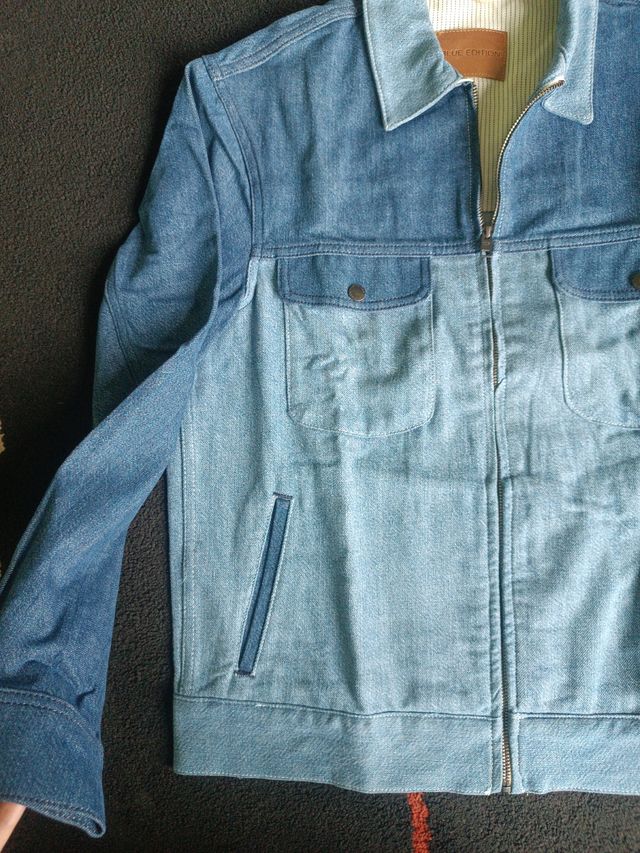 Chaqueta vaquera Mango azul*