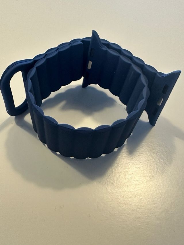 Correa Apple Watch azul - Silicona magnética