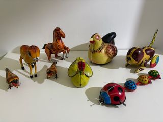 Lotto giocattoli vintage animali prezzo trattabile