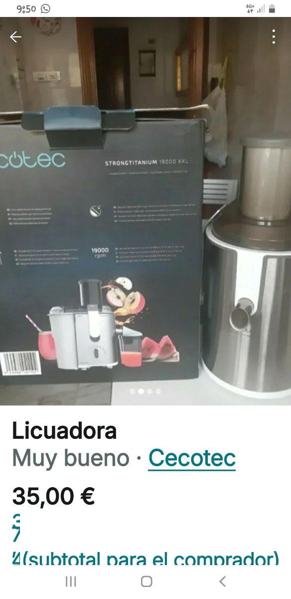 Licuadora Cecotec - Muy bueno