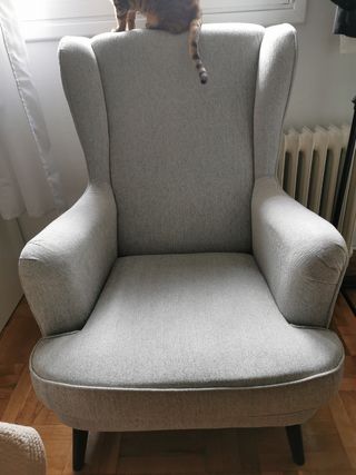 Sillón gris - Tela