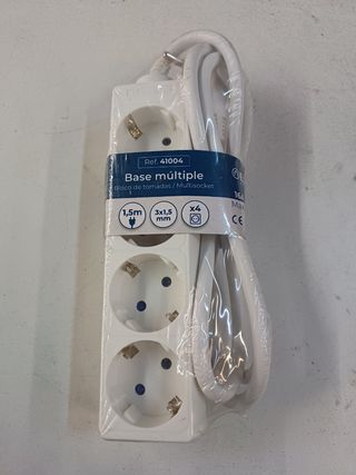 Base múltiple 4 enchufes - 1,5m