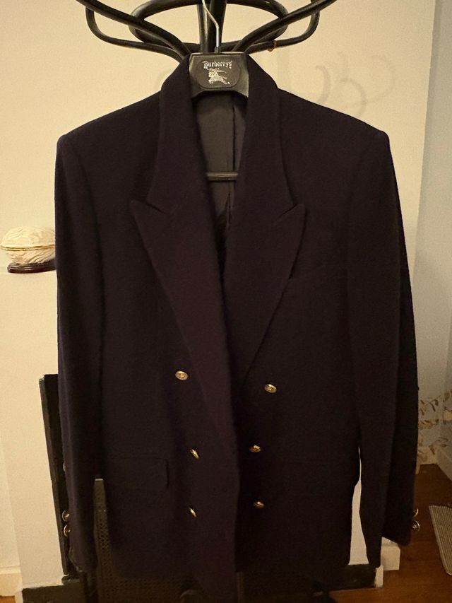 Blazer Burberrys vintage lana y Cashmere