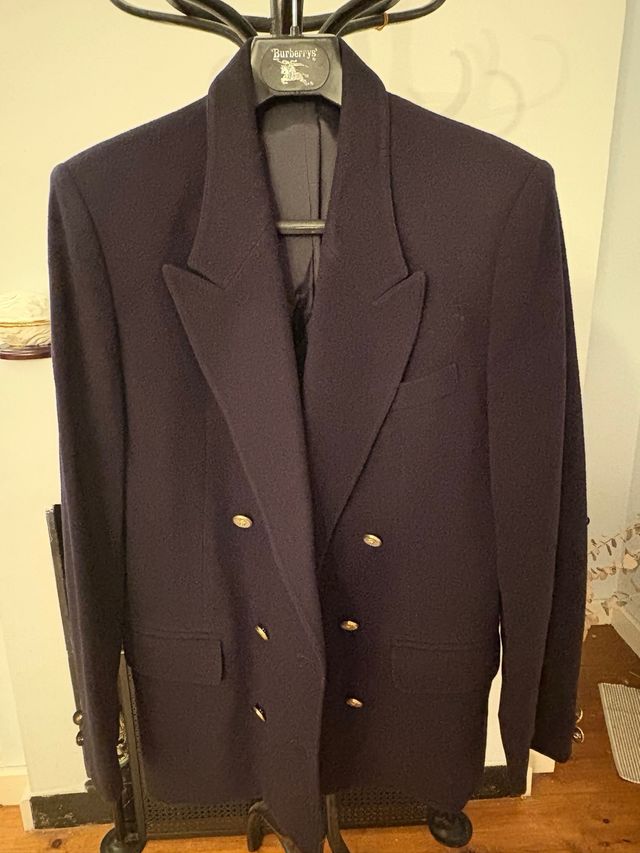 Blazer Burberrys vintage lana y Cashmere