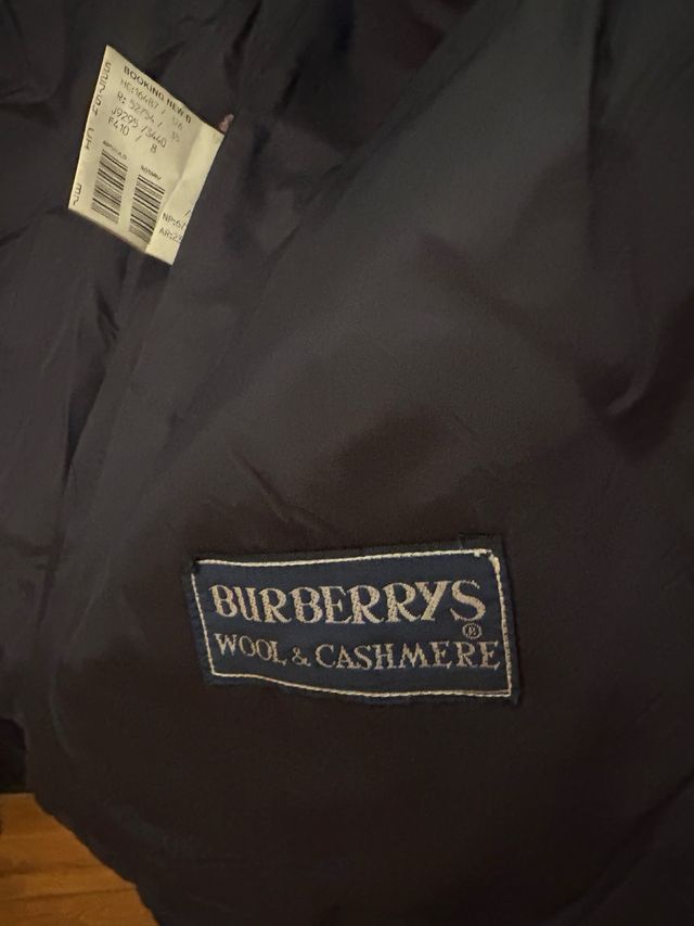 Blazer Burberrys vintage lana y Cashmere