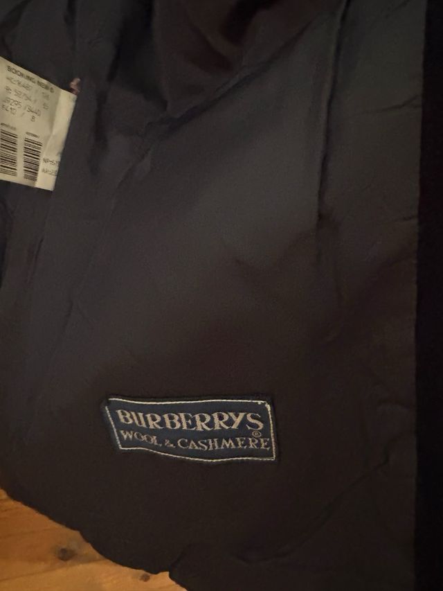 Blazer Burberrys vintage lana y Cashmere