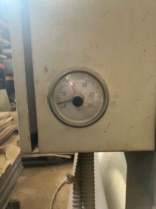 Estufa leña industrial - usada