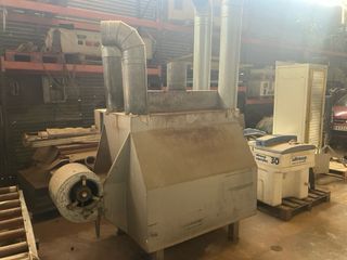 Estufa leña industrial - usada