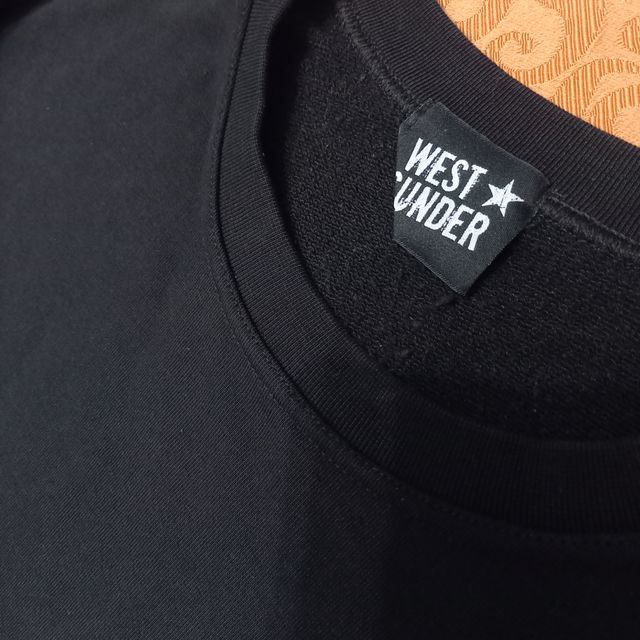Felpa WEST nera tg XL- COME NUOVA