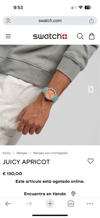 Cronografo Swatch Juicy Apricot NUOVO!