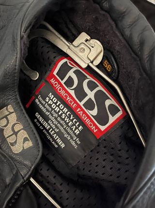 Chaqueta moto cuero ISS