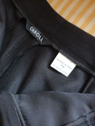 Pantalón vestir negro mujer