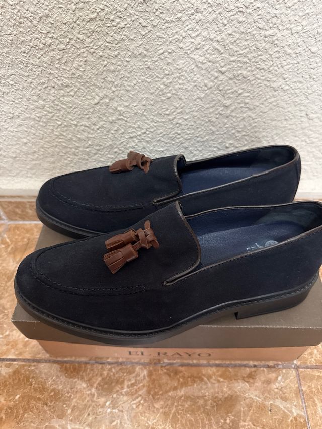 Mocasines EL RAYO - Azul Marino