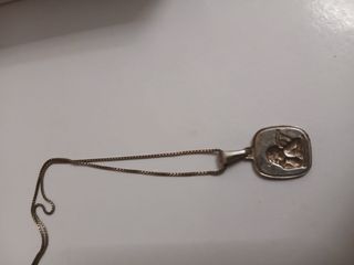 Collana con ciondolo angelo argento