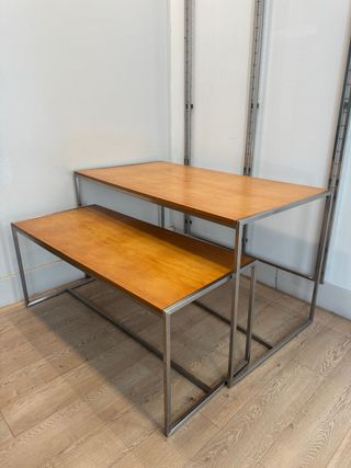 2 Mesas - Madera y Metal