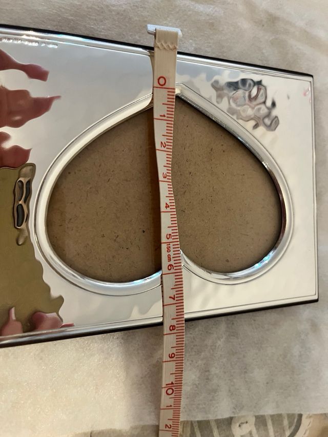 Cornice argento cuore 