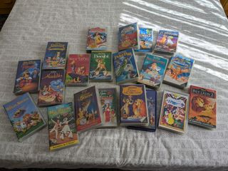 VHS Disney clásicos - 20 películas