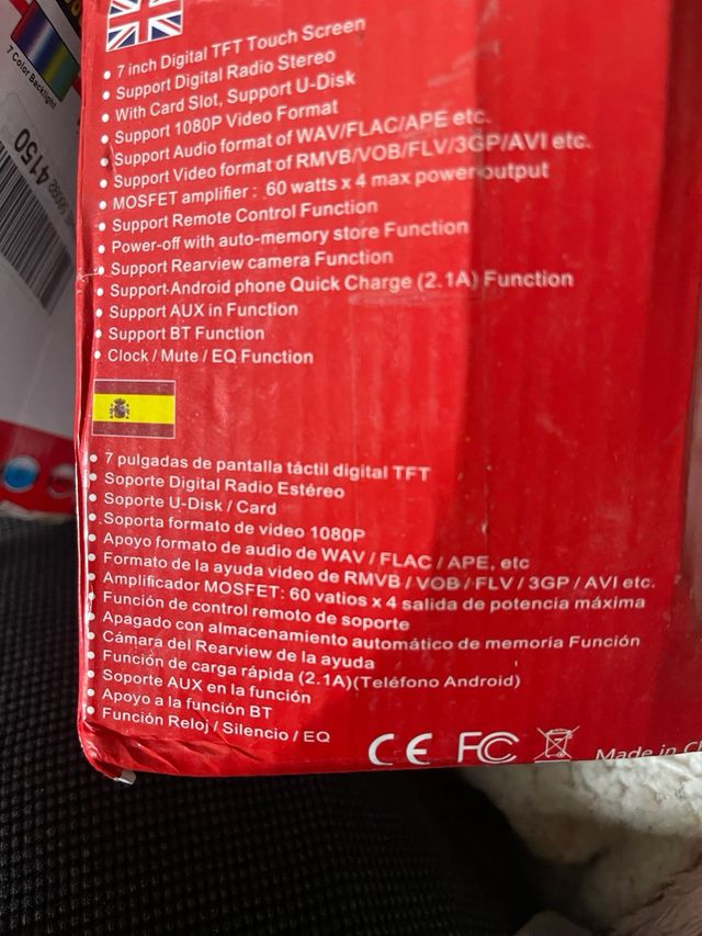 pantalla de coche MP5 PLAYER .