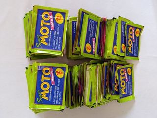 LOTE 200 SOBRES DE CROMOS SUPER MOTO MOTOR 16