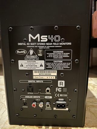 Altavoces estudio MS40