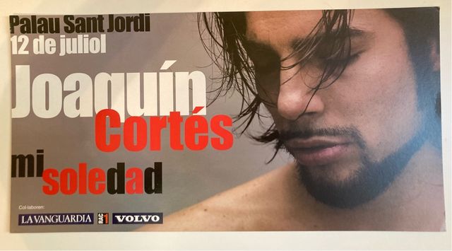 Poster actuacion Joaquín Cortés Barcelona 2006
