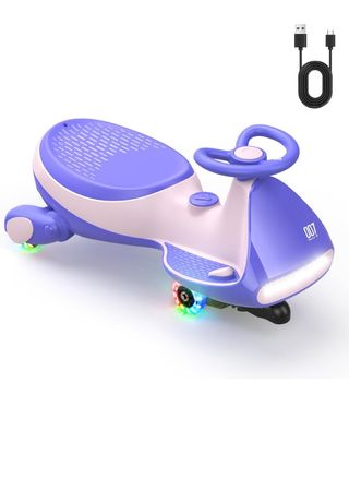 Coche eléctrico infantil con luces
