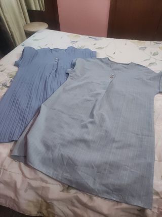 Set di vestiti lisci blu firmati jy