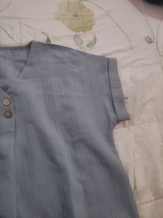 Set di vestiti lisci blu firmati jy