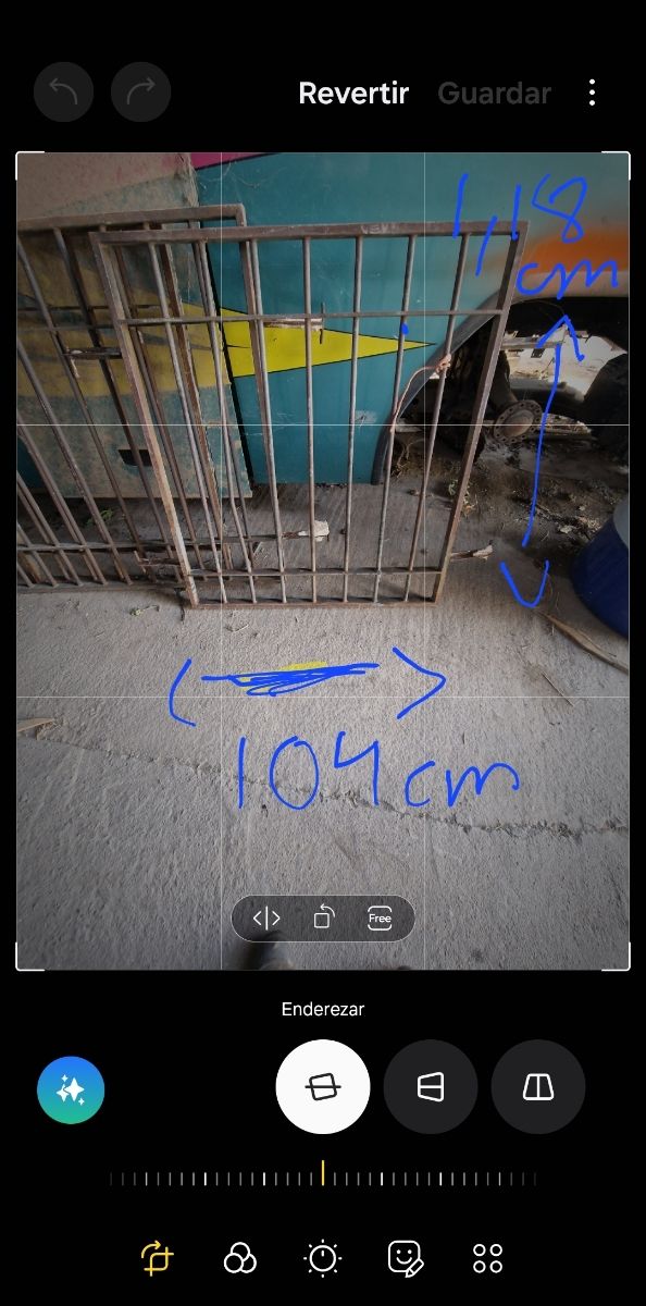 Rejas metálicas o ventanas