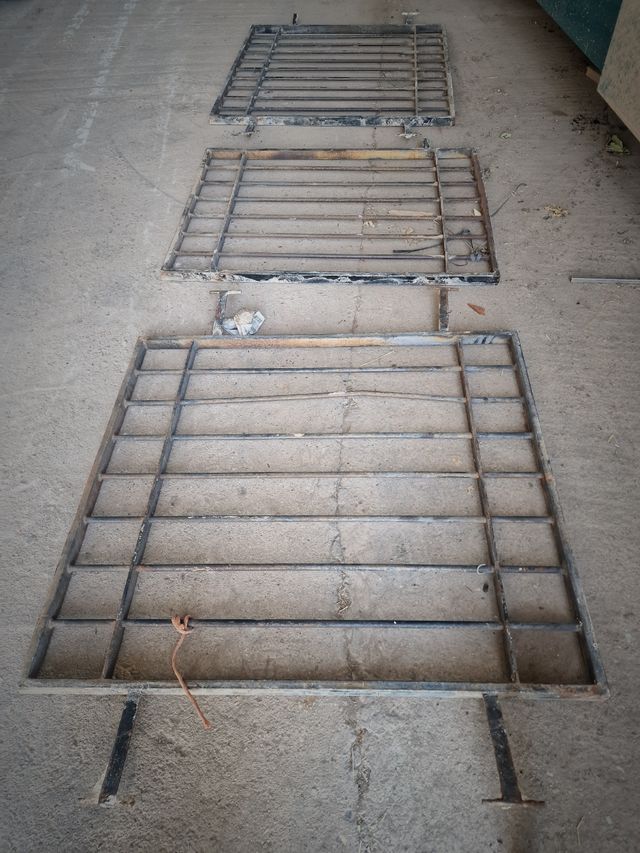 Rejas metálicas o ventanas