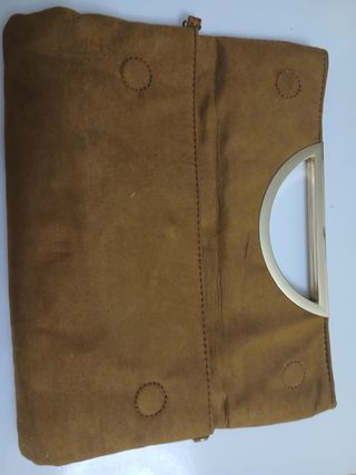 Borsa a mano marrone