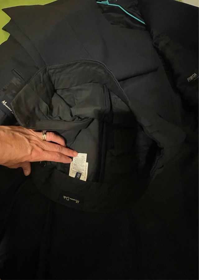 Traje Massimo Dutti negro