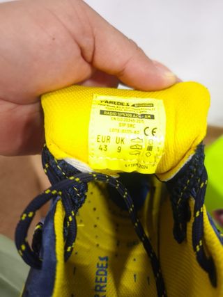 Zapatos de trabajo Traedes - Azul/Amarillo