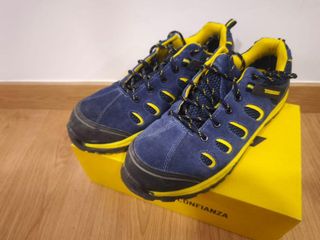 Zapatos de trabajo Traedes - Azul/Amarillo
