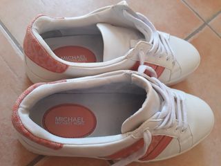Sneakers Michael Kors Polly Rosa-Bianche