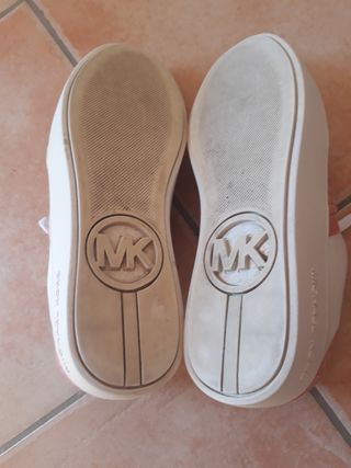 Sneakers Michael Kors Polly Rosa-Bianche