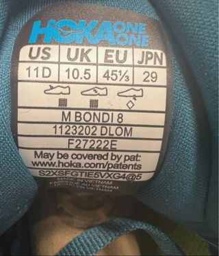 Hoka Bondi 8 - Scarpe Running Tg 45 1/3 nuove