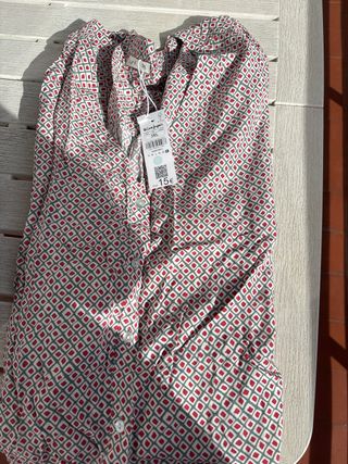 Camisa roja y blanca XXXL