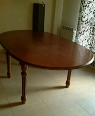 Mesa comedor redonda madera