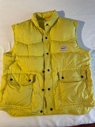 Gilet Dolomite vintage giallo