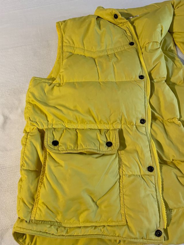 Gilet Dolomite vintage giallo