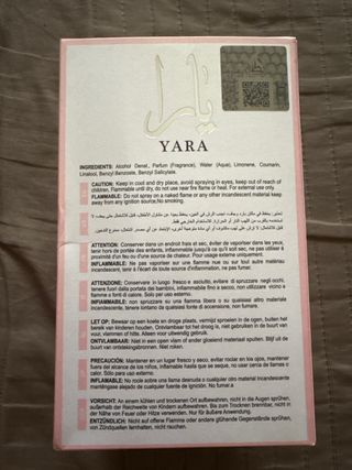 Perfume Yara Lattafa - Eau de Perfume